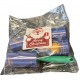 Lint Rolls with green handle 3 refills - 5M brown WITH GREEN HANDLE